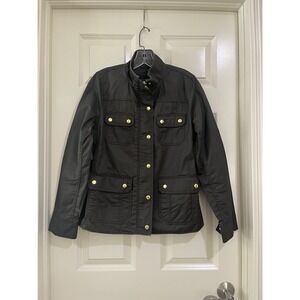 J CREW women green jacket size S